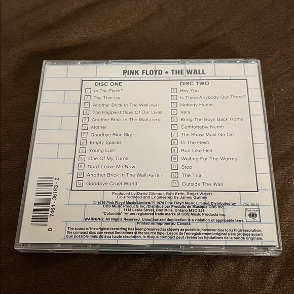 😄Pink Floyd the wall 2disc CD - Picture 2 of 4